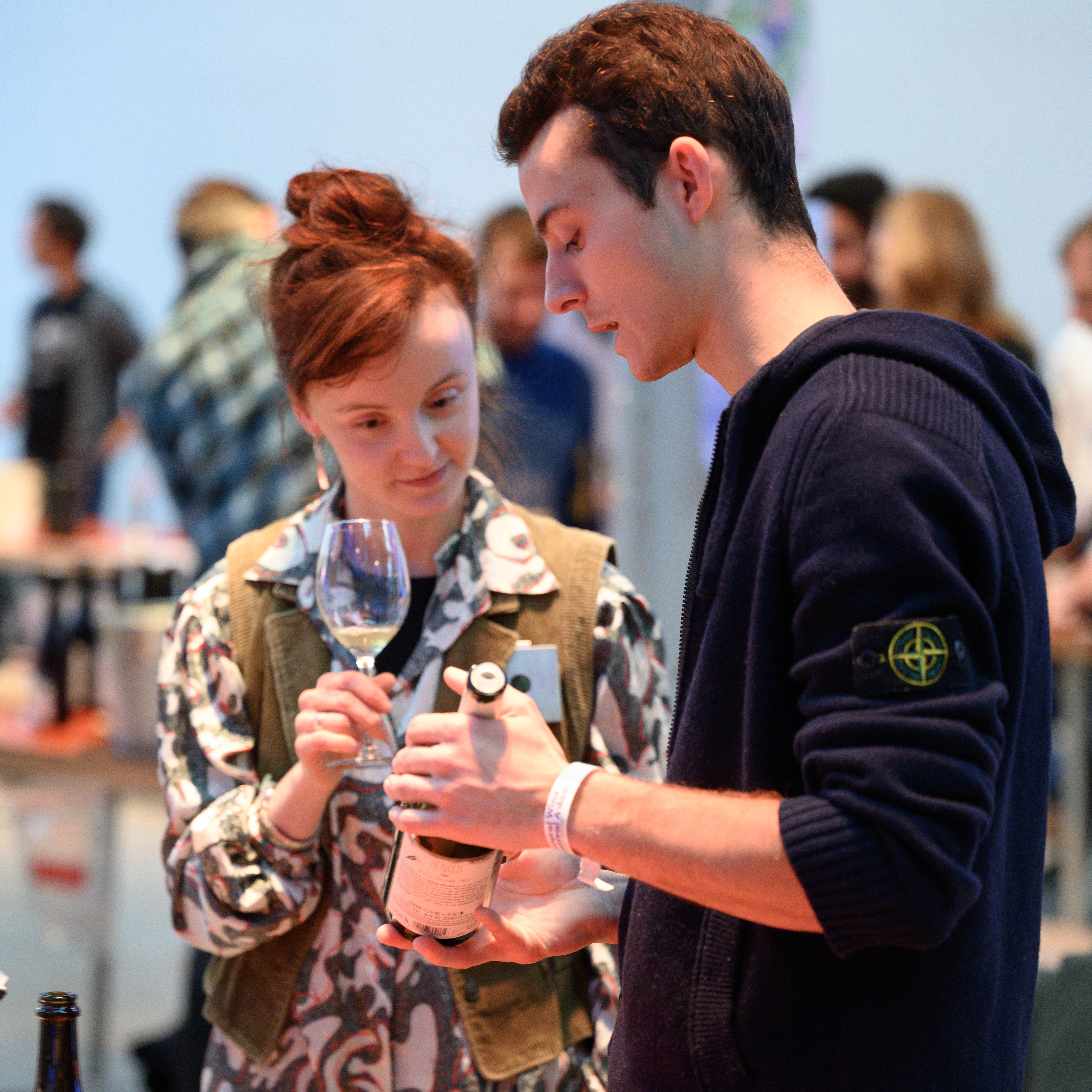 a tasting in progress